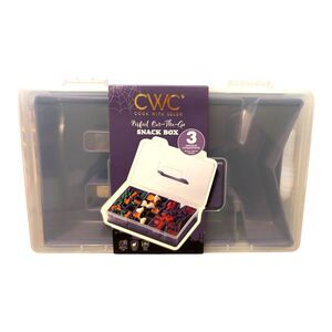 CWC Halloween EEK Snackle Box Cook With Color PURPLE NEW BENTO